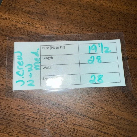 J. Crew Navy Small plaid Button Down Shirt. Medium Slim fit. Excellent Condition - Picture 9 of 9